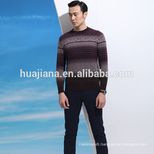 80% cashmere blended man's crewneck sweater